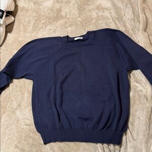 Men's Classic Navy Crewneck Sweater